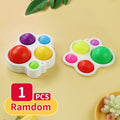 Rainbow Fidget Bubble Toys Stress Relief Squeeze for Kid Squishy Sensory Anti Stress Game Hand Simple Dimple Fidget Relax Toy