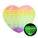 Rainbow Fidget Bubble Toys Stress Relief Squeeze for Kid Squishy Sensory Anti Stress Game Hand Simple Dimple Fidget Relax Toy