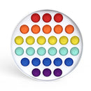 Rainbow Fidget Bubble Toys Stress Relief Squeeze for Kid Squishy Sensory Anti Stress Game Hand Simple Dimple Fidget Relax Toy