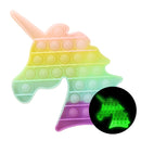 Rainbow Fidget Bubble Toys Stress Relief Squeeze for Kid Squishy Sensory Anti Stress Game Hand Simple Dimple Fidget Relax Toy