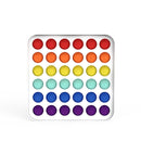 Rainbow Fidget Bubble Toys Stress Relief Squeeze for Kid Squishy Sensory Anti Stress Game Hand Simple Dimple Fidget Relax Toy