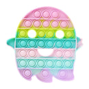 Rainbow Fidget Bubble Toys Stress Relief Squeeze for Kid Squishy Sensory Anti Stress Game Hand Simple Dimple Fidget Relax Toy