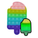 Rainbow Fidget Bubble Toys Stress Relief Squeeze for Kid Squishy Sensory Anti Stress Game Hand Simple Dimple Fidget Relax Toy