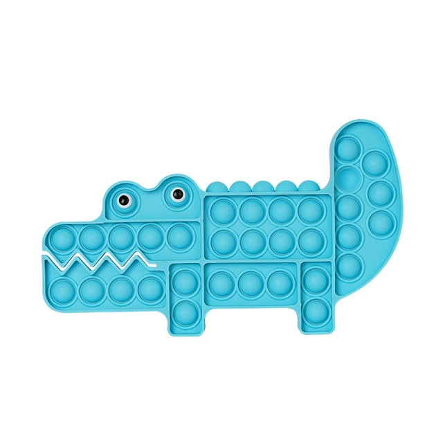 Rainbow Fidget Bubble Toys Stress Relief Squeeze for Kid Squishy Sensory Anti Stress Game Hand Simple Dimple Fidget Relax Toy