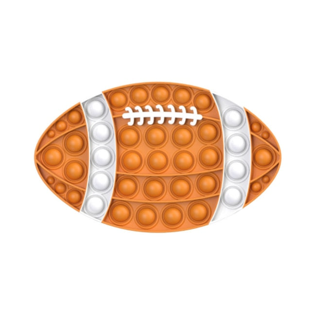 Rainbow Fidget Bubble Toys Stress Relief Squeeze for Kid Squishy Sensory Anti Stress Game Hand Simple Dimple Fidget Relax Toy