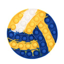 Rainbow Fidget Bubble Toys Stress Relief Squeeze for Kid Squishy Sensory Anti Stress Game Hand Simple Dimple Fidget Relax Toy