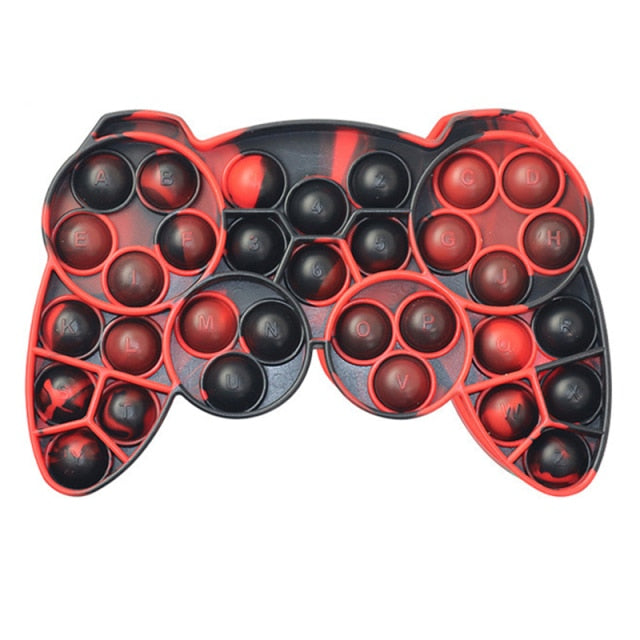 Rainbow Fidget Bubble Toys Stress Relief Squeeze for Kid Squishy Sensory Anti Stress Game Hand Simple Dimple Fidget Relax Toy