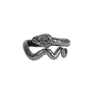 Retro Punk Snake Dragon Ring for Men Women Exaggerated Antique Siver Color Opening Adjustable Rings Anillo Hombre Bijoux