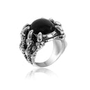 Retro Punk Snake Dragon Ring for Men Women Exaggerated Antique Siver Color Opening Adjustable Rings Anillo Hombre Bijoux