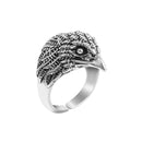 Retro Punk Snake Dragon Ring for Men Women Exaggerated Antique Siver Color Opening Adjustable Rings Anillo Hombre Bijoux