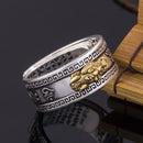Retro Punk Snake Dragon Ring for Men Women Exaggerated Antique Siver Color Opening Adjustable Rings Anillo Hombre Bijoux