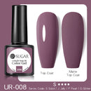 UR SUGAR 7.5ml Purple Color Gel Nail Polish Matte Top Coat Semi Permanent Soak Off Nail Art UV Gel Varnish All For Manicure