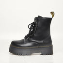 2021 Motorcycle Women's Boots Winter Soft Leather Shoes Black Botas Wedges Female Lace Up Platforms Women White Botas Mujer