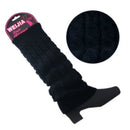 Winter Women Fashion Warm Knit Solid Leg Warmers Knee High Crochet Socks Boot Cuffs Beenwarmers