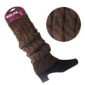 Winter Women Fashion Warm Knit Solid Leg Warmers Knee High Crochet Socks Boot Cuffs Beenwarmers