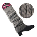 Winter Women Fashion Warm Knit Solid Leg Warmers Knee High Crochet Socks Boot Cuffs Beenwarmers