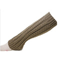 Winter Women Fashion Warm Knit Solid Leg Warmers Knee High Crochet Socks Boot Cuffs Beenwarmers