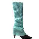 Winter Women Fashion Warm Knit Solid Leg Warmers Knee High Crochet Socks Boot Cuffs Beenwarmers