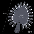 False Nail Tips Color Card Practice Display Showing Shelf Tools Buckle Ring Manicure DIY Nail Display Nail Art Practice tool