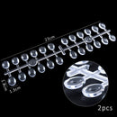 False Nail Tips Color Card Practice Display Showing Shelf Tools Buckle Ring Manicure DIY Nail Display Nail Art Practice tool