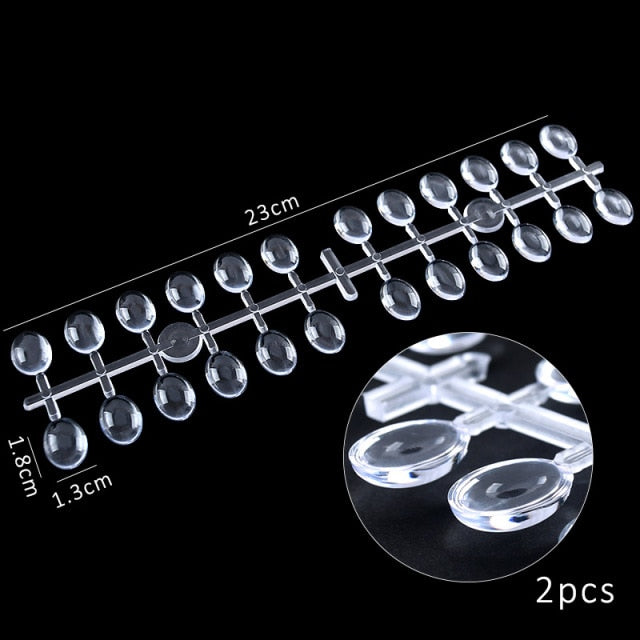 False Nail Tips Color Card Practice Display Showing Shelf Tools Buckle Ring Manicure DIY Nail Display Nail Art Practice tool