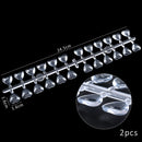 False Nail Tips Color Card Practice Display Showing Shelf Tools Buckle Ring Manicure DIY Nail Display Nail Art Practice tool