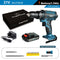 2 Speed Cordless Impact Drill 21V Electric Screwdriver Home Mini 1500 Mah 18650 Lithium Battery Wireless Rechargeable Hand Drill