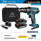 2 Speed Cordless Impact Drill 21V Electric Screwdriver Home Mini 1500 Mah 18650 Lithium Battery Wireless Rechargeable Hand Drill