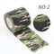 4.5m Camouflage Elastic Wrap Tape Hunt Disguise Elastoplast Self Adhesive Sports Protector Knee Finger Ankle Athletic Bandage