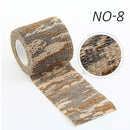 4.5m Camouflage Elastic Wrap Tape Hunt Disguise Elastoplast Self Adhesive Sports Protector Knee Finger Ankle Athletic Bandage