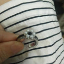 New Funny Monster Open Rings Dripping Oil Purple Cute Women's Ring Design Smile Fashion Ring Wholesale Jewelry