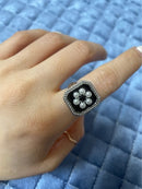 New Funny Monster Open Rings Dripping Oil Purple Cute Women's Ring Design Smile Fashion Ring Wholesale Jewelry