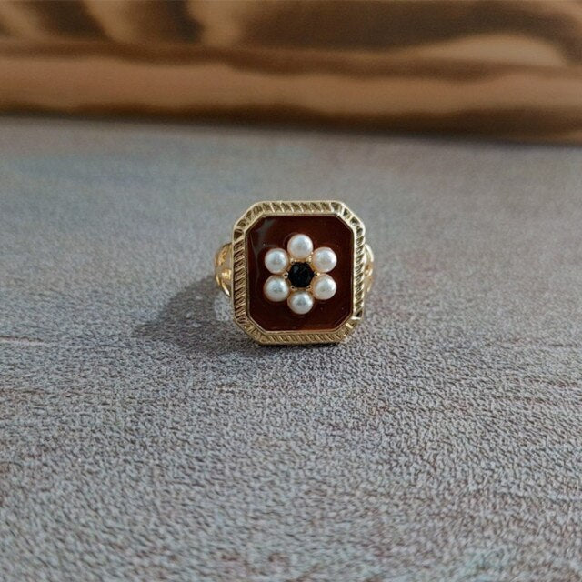 New Funny Monster Open Rings Dripping Oil Purple Cute Women's Ring Design Smile Fashion Ring Wholesale Jewelry