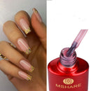 MSHARE Milky White Builder Nail Extension Gel Self leveling Nails Quick Building Clear Pink Nail Tips UV Led Gel Soak Off
