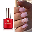 MSHARE Milky White Builder Nail Extension Gel Self leveling Nails Quick Building Clear Pink Nail Tips UV Led Gel Soak Off