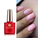 MSHARE Milky White Builder Nail Extension Gel Self leveling Nails Quick Building Clear Pink Nail Tips UV Led Gel Soak Off