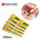 MSHARE Milky White Builder Nail Extension Gel Self leveling Nails Quick Building Clear Pink Nail Tips UV Led Gel Soak Off