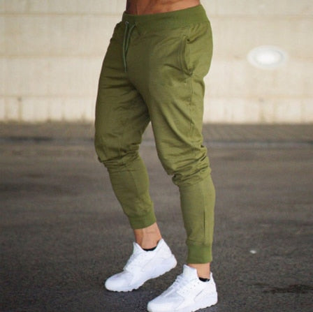 New Jogging Pants Men Sport Sweatpants Running Pants Pants Men Joggers Cotton Trackpants Slim Fit Pants Bodybuilding Trouser