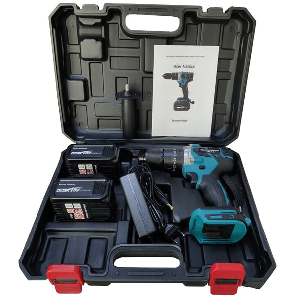 18V 13mm cordless impact drill 18V 13mm brushless impact drill 18V impact drill 18V screwdriver drill with two batteries