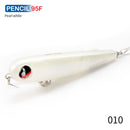 Hunthouse floating popper pencil lure fishing wobbler WTD 95mm/18g Saltwater topwater surface Pesca Stick Bass Plastic Walker
