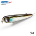 Hunthouse floating popper pencil lure fishing wobbler WTD 95mm/18g Saltwater topwater surface Pesca Stick Bass Plastic Walker