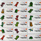 69pcs Dinosaur Pattern Custom Name Sticker Multicolor Waterproof Personal Label Children'sScrapbook SchoolStationery Set Stick