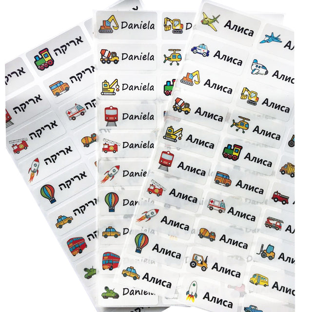 69pcs Dinosaur Pattern Custom Name Sticker Multicolor Waterproof Personal Label Children'sScrapbook SchoolStationery Set Stick
