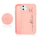 Custom Name for iPhone 13 Pro Case DIY Letters 12 8 Plus SE 2020 Cover Girls Silicone For iPhone 11 Pro Max Funda X XS XR 6 7 10