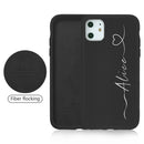 Custom Name for iPhone 13 Pro Case DIY Letters 12 8 Plus SE 2020 Cover Girls Silicone For iPhone 11 Pro Max Funda X XS XR 6 7 10