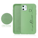 Custom Name for iPhone 13 Pro Case DIY Letters 12 8 Plus SE 2020 Cover Girls Silicone For iPhone 11 Pro Max Funda X XS XR 6 7 10