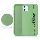 Custom Name for iPhone 13 Pro Case DIY Letters 12 8 Plus SE 2020 Cover Girls Silicone For iPhone 11 Pro Max Funda X XS XR 6 7 10