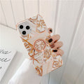 Finger Ring Holder Marble Phone Case For iphone 13 12 Mini 11 Pro X XR XS Max 8 7 Plus SE 2020 Case Cover Silicone Soft Back