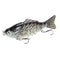 1pcs/Winter fishing gear Bionic Multi-section Swim hard bait10cm/15.5g Artificial Wobbler Rotating Trolling pike carp crank lure