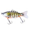 1pcs/Winter fishing gear Bionic Multi-section Swim hard bait10cm/15.5g Artificial Wobbler Rotating Trolling pike carp crank lure